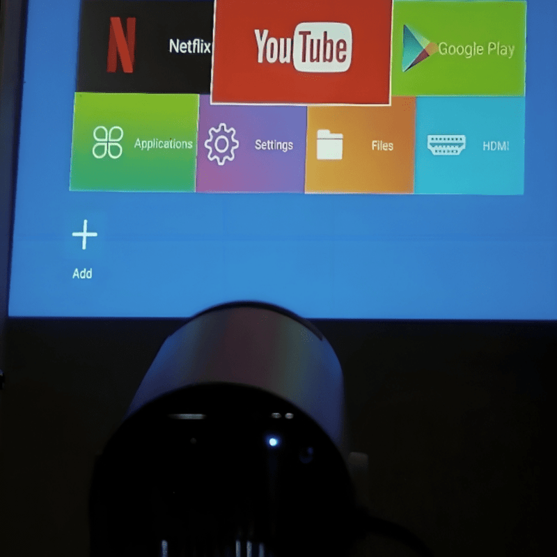 The Lumicast Pro Movie Projector